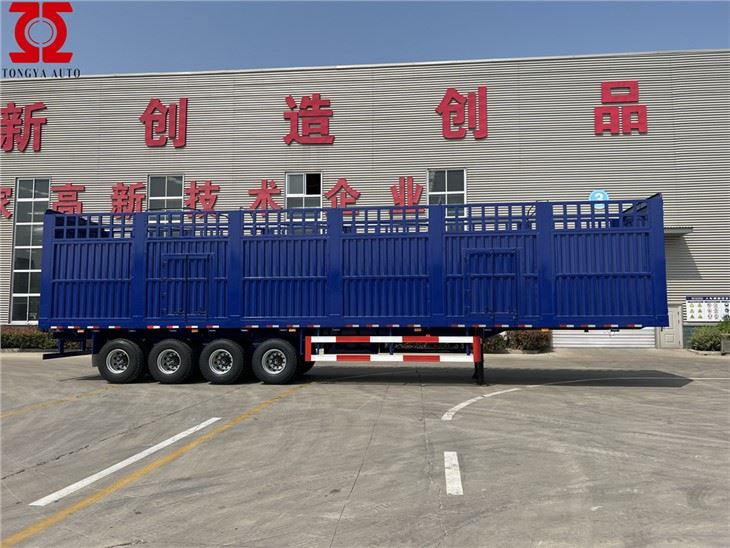 4-nápravový Stake Semi Trailer