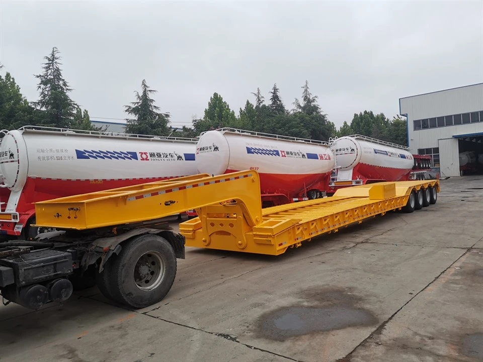 Hydraulický náves s podvalníkom s husím krkom