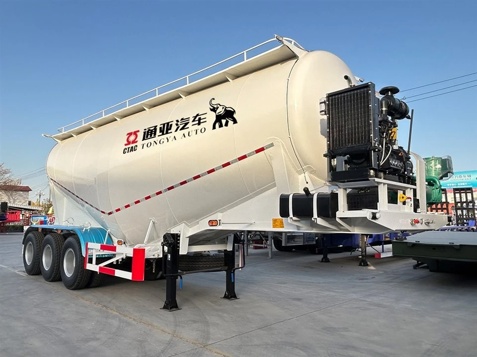 3-nápravový 40T náves cisterna na hromadný cement