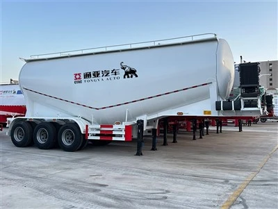 3-nápravový veľkoobjemový cisternový náves na cement s mechanickým odpružením